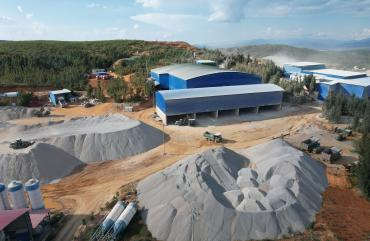 楚雄新益建材时产1200吨石灰岩项目