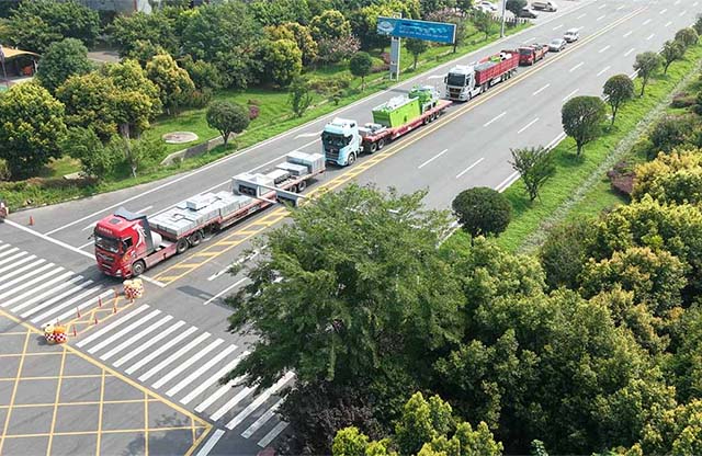 大宏立成套设备启运哈萨克斯坦：200TPH 产能助力公路建设
